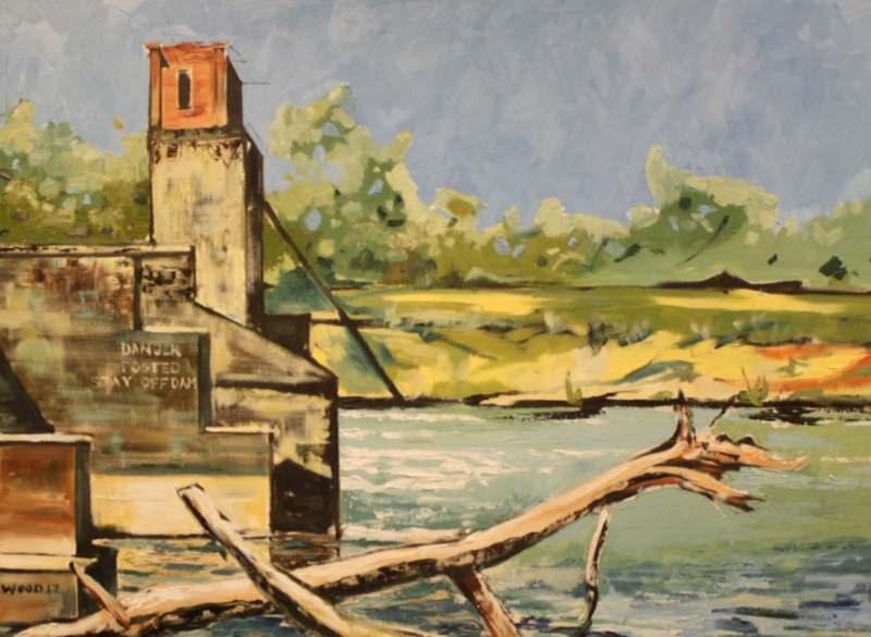 Cummings Dam by artist Darin  Wood